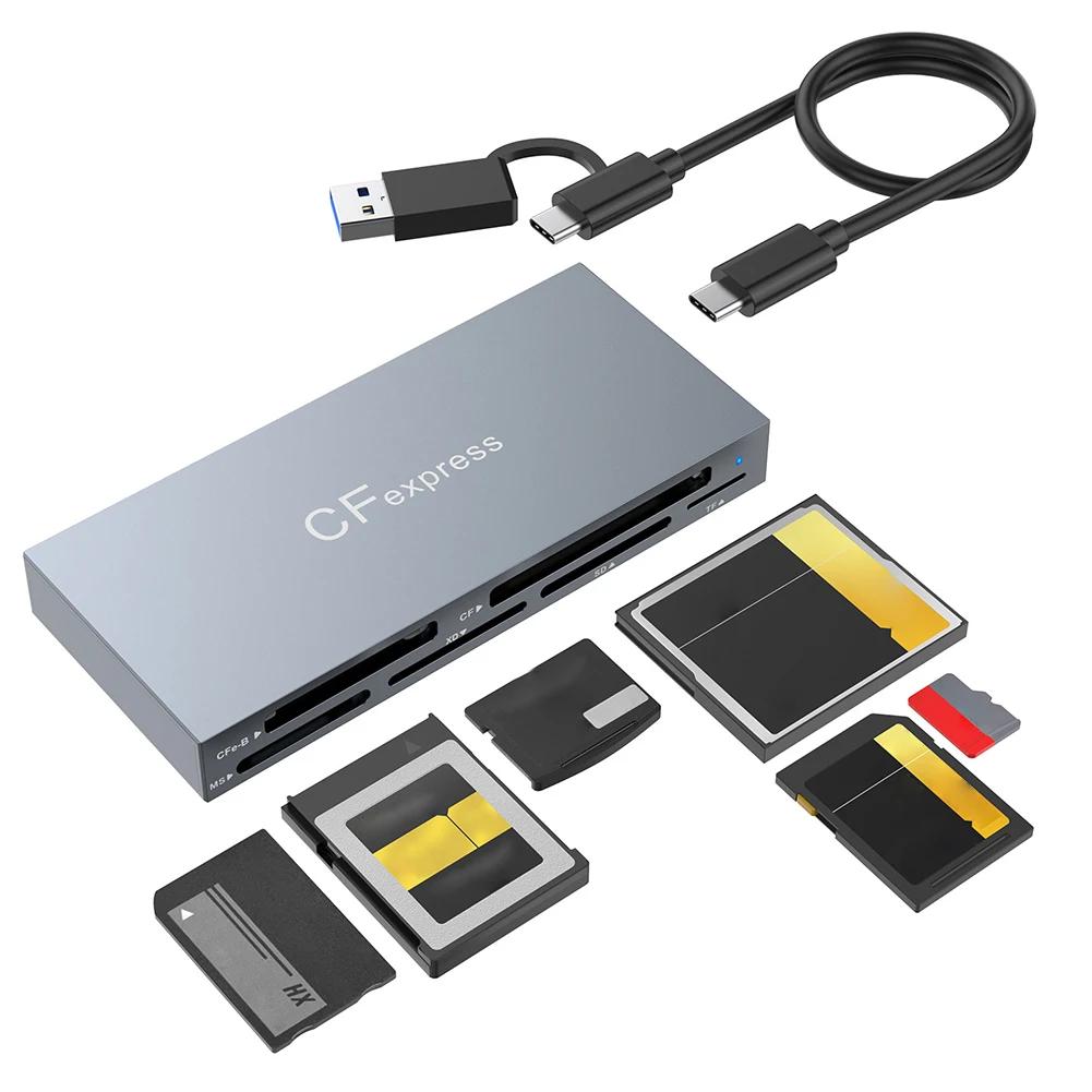 Ƽ ޸ ī , ̺  ī  ,  XP MAC OS, 6 in 1 CFexpress Ÿ B, CF, XD, MS, SD, TF, 10Gbps